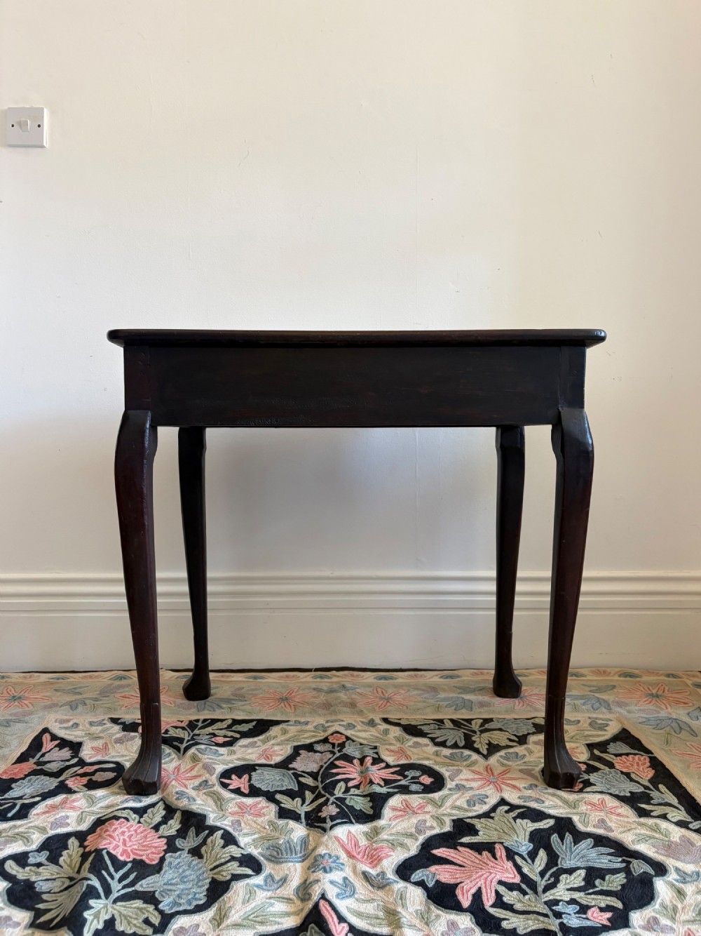 An Early 19th Century Cuban Mahogany Silver Table,  Cabriole Legs and Trifid Feet 75cm View XV