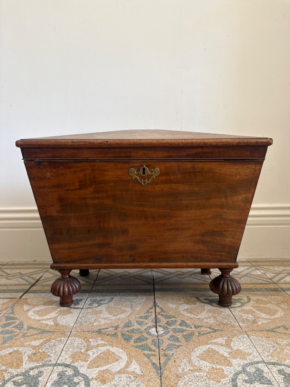 A Regency Mahogany Sarcophagus Cellarette 65cm wide, C1830 Manner of Thomas Hope View II