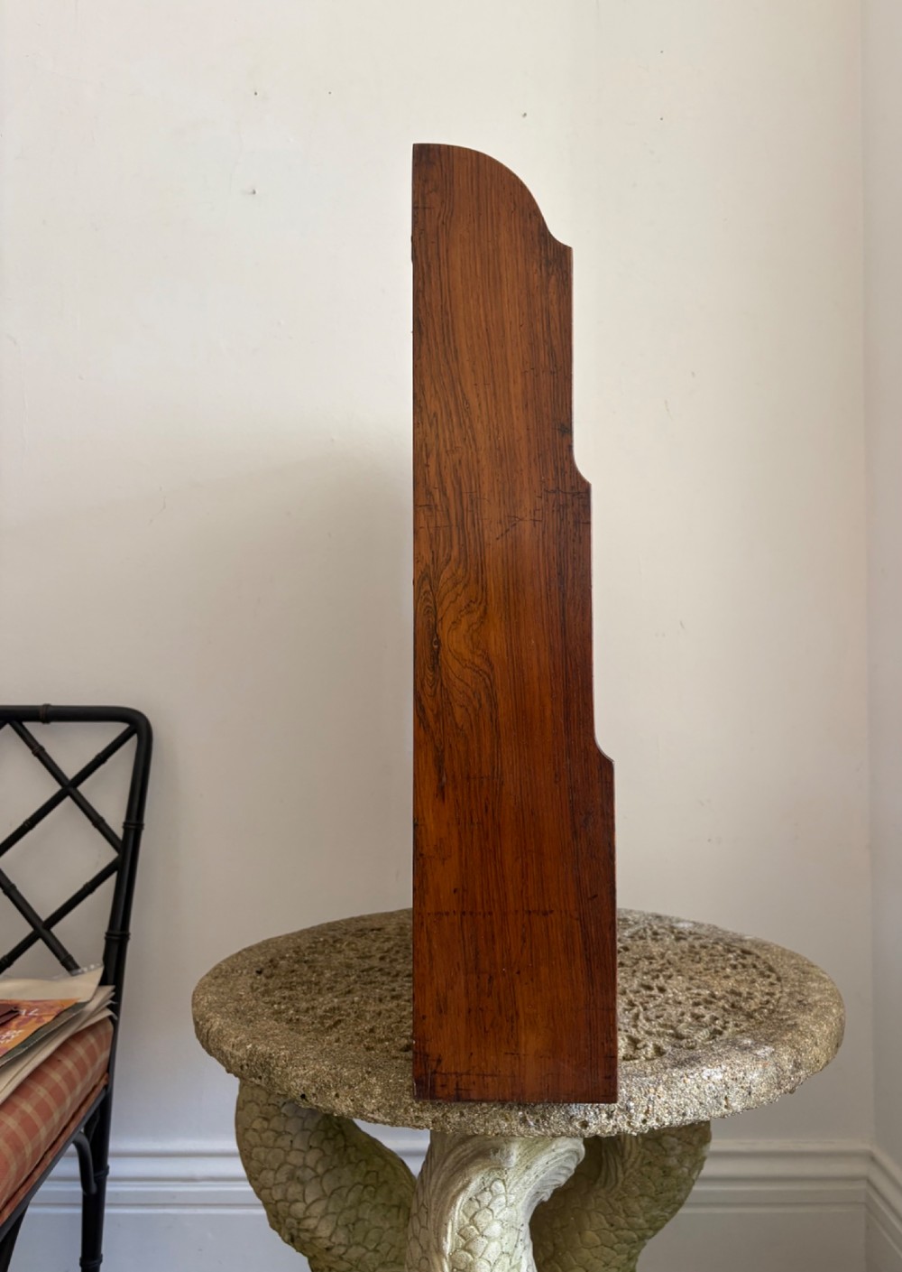 A 19th Century Rosewood 4 Tier Waterfall Bracket Wall Shelving 70cm View IV