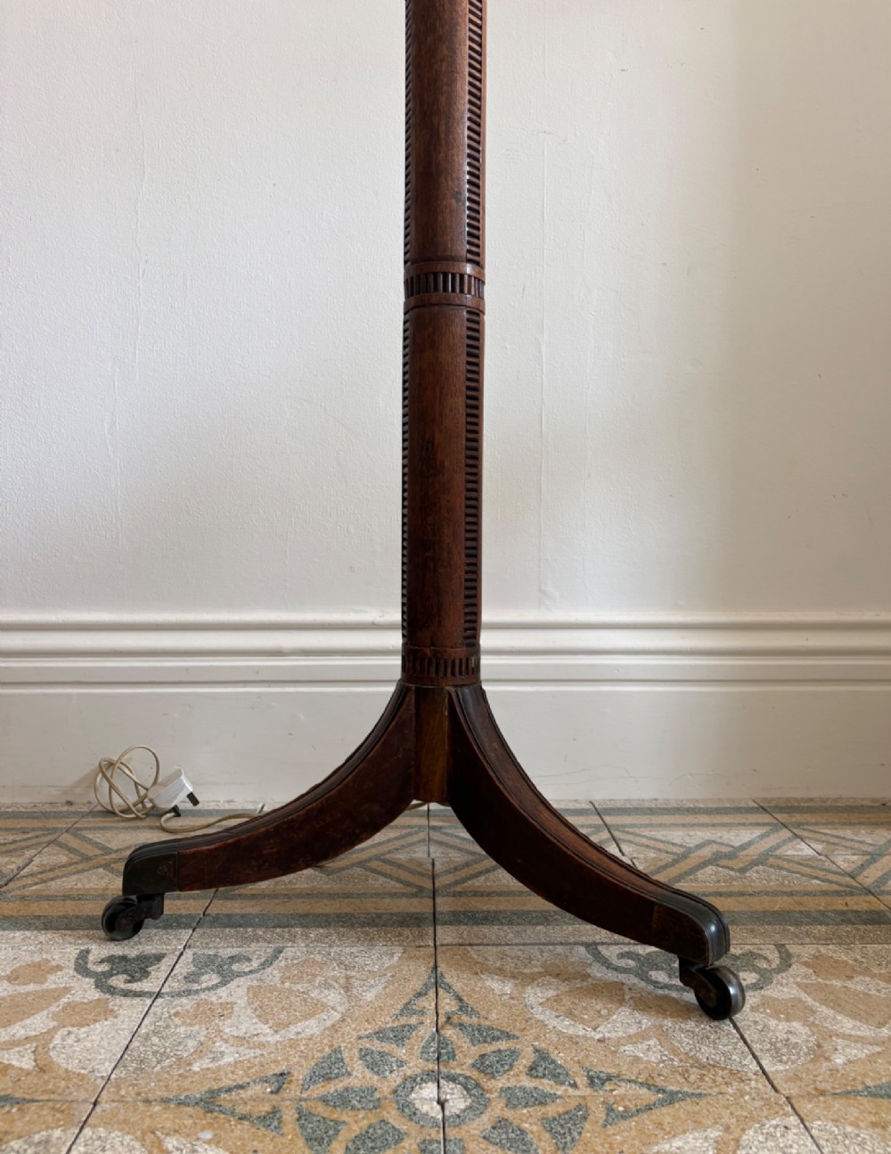 A 19th Century Carved Oceanic Column, adapted Floor Lamp, 154cm View IX