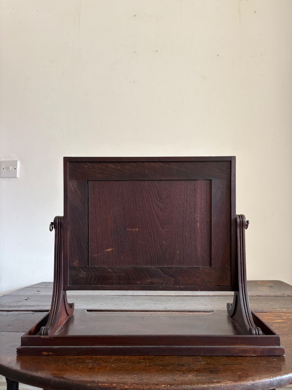 An Early 19th Century Gillows Model Mahogany Vanity Swing Mirror, Original Plate View X