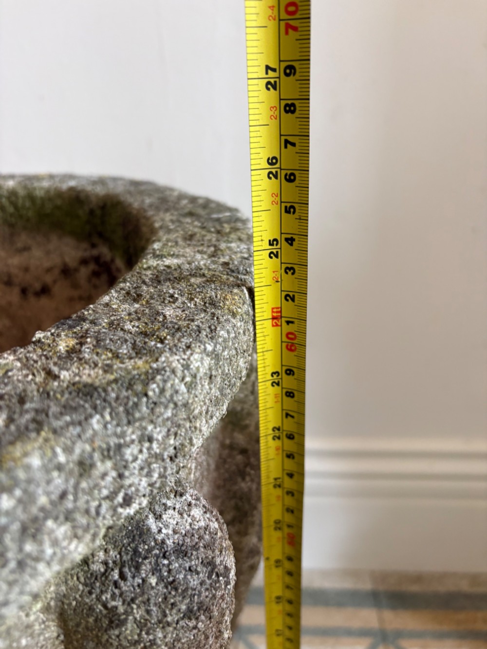 Early 20th Century Weathered Medieval Style Baptismal Font Planter and Base 63cm View XII