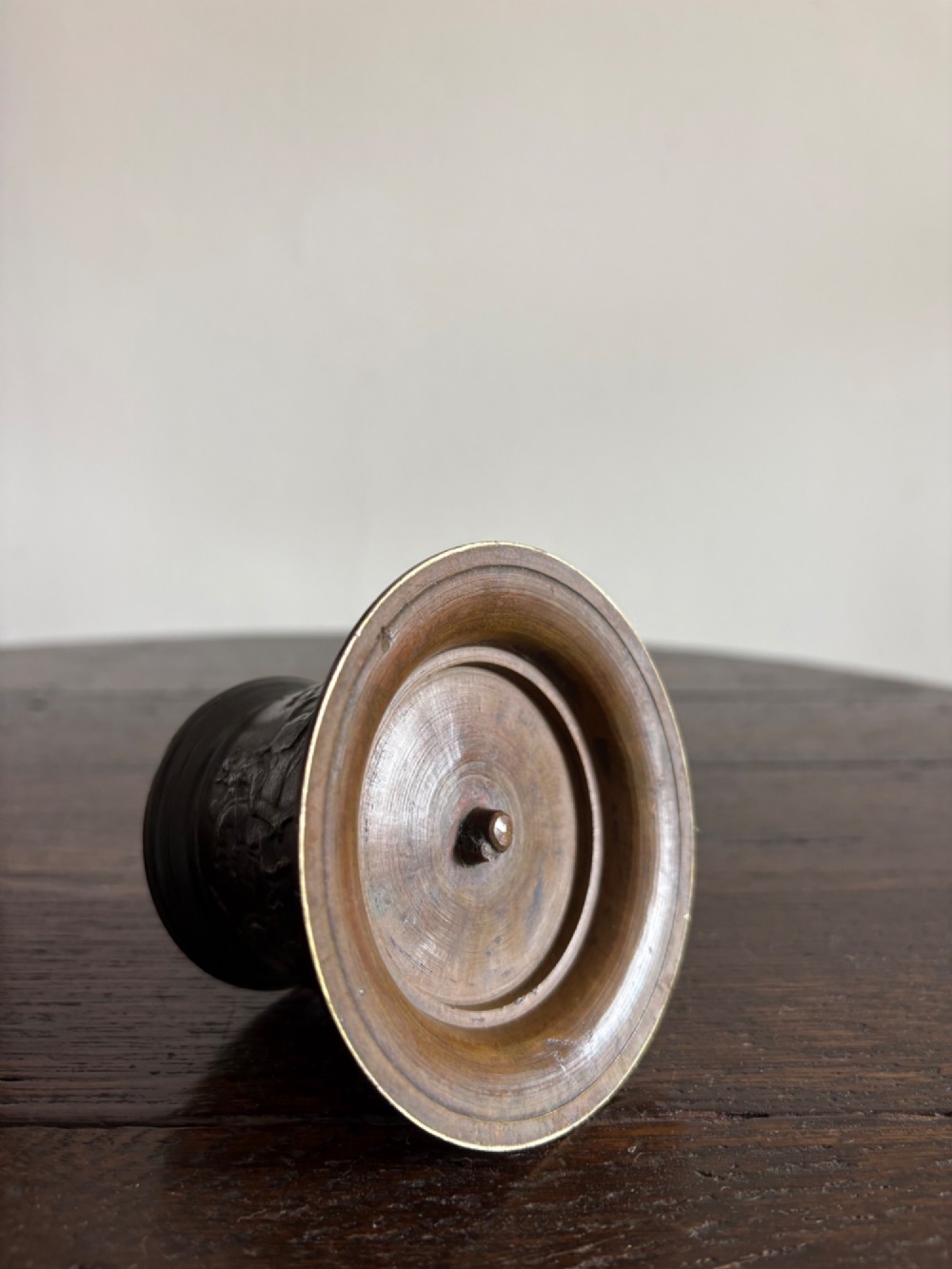 A 19th Century Grand Tour Bronze Stand and Breccia Marble, 19cm View VII