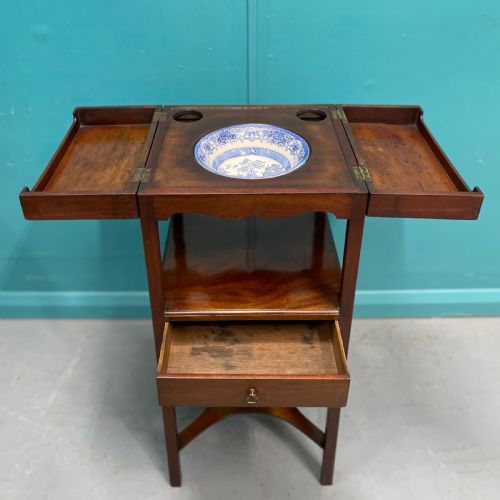 GEORGIAN MAHOGANY WASHSTAND - ADDITIONAL PHOTO 4