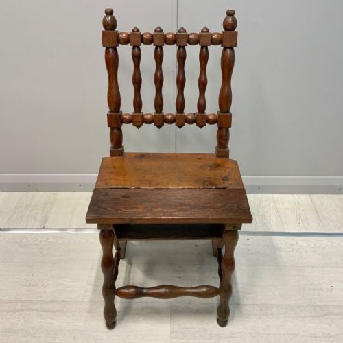 9TH CENTURY METAMORPHIC CHAIR STEPLADDER - ADDITIONAL PHOTO 2