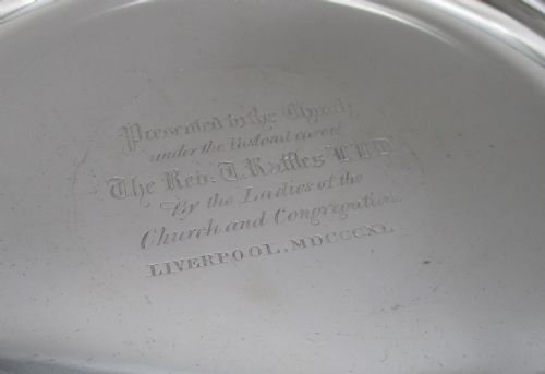SUPERB LARGE OLD SHEFFIELD PLATED BOXED COMMUNION SET C1840 - ADDITIONAL PHOTO 12