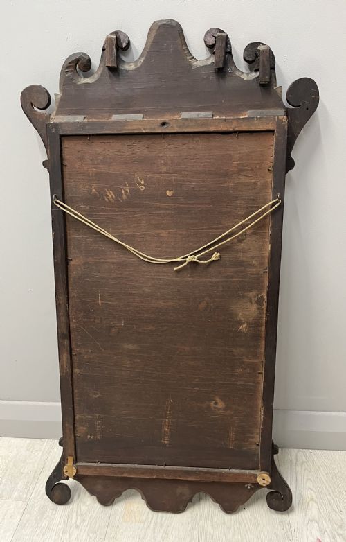 GEORGIAN MAHOGANY PIER GLASS MIRROR - ADDITIONAL PHOTO 1
