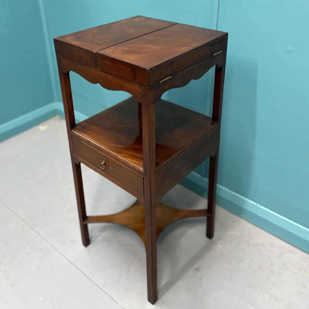 Georgian mahogany washstand  View VII