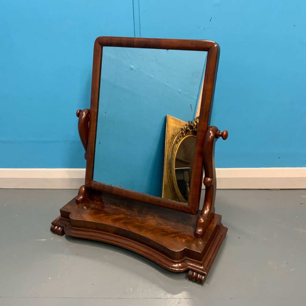William IV dressing table mirror