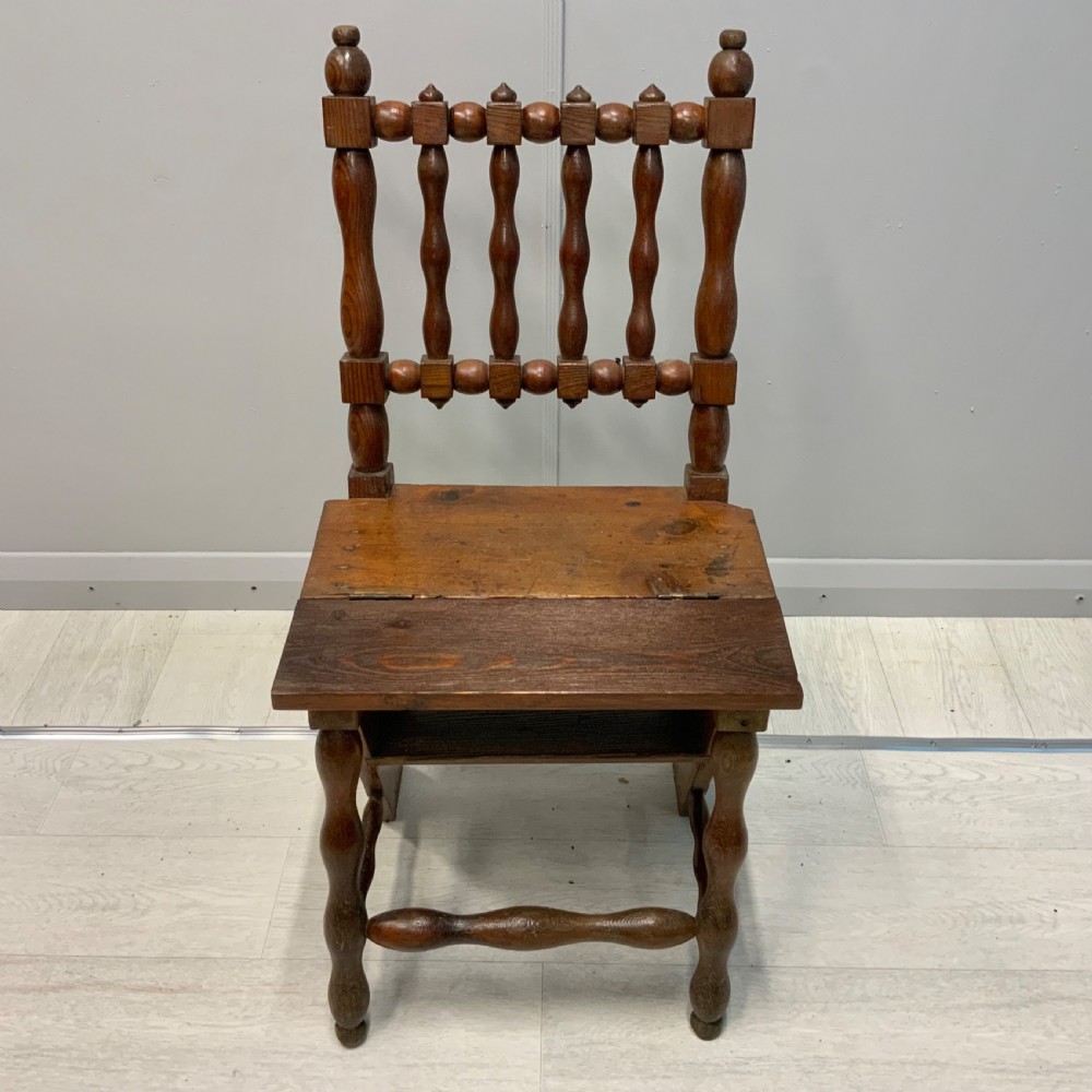 !9th century metamorphic chair stepladder  View III