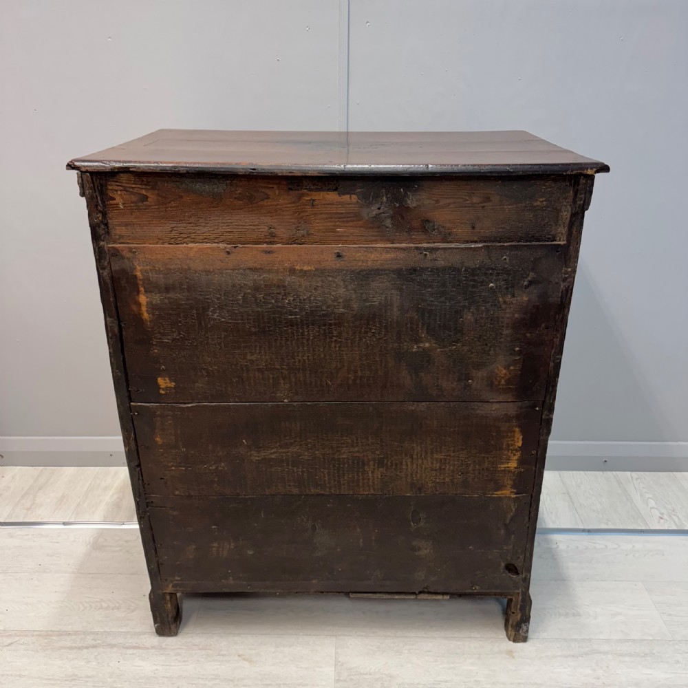 18th century oak chest of drawers  View X