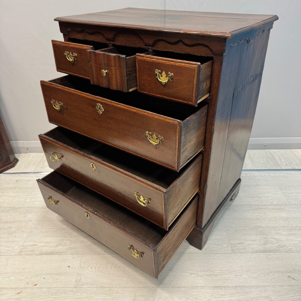 18th century oak chest of drawers  View XI
