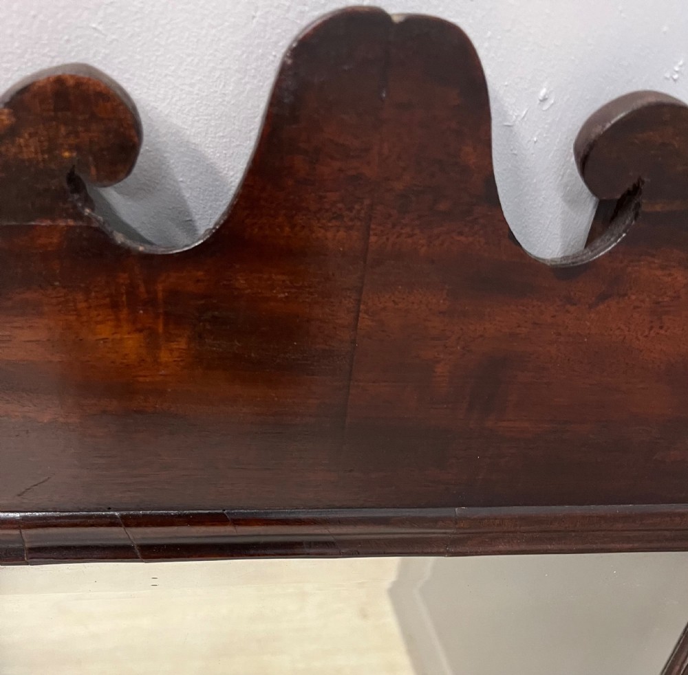 Georgian mahogany pier glass mirror  View III