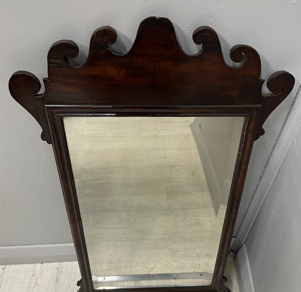 Georgian mahogany pier glass mirror  View V