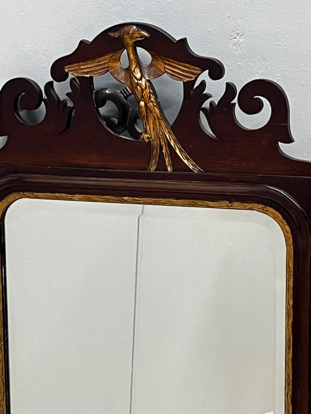 Georgian parcel gilt pier mirror c1800 View III