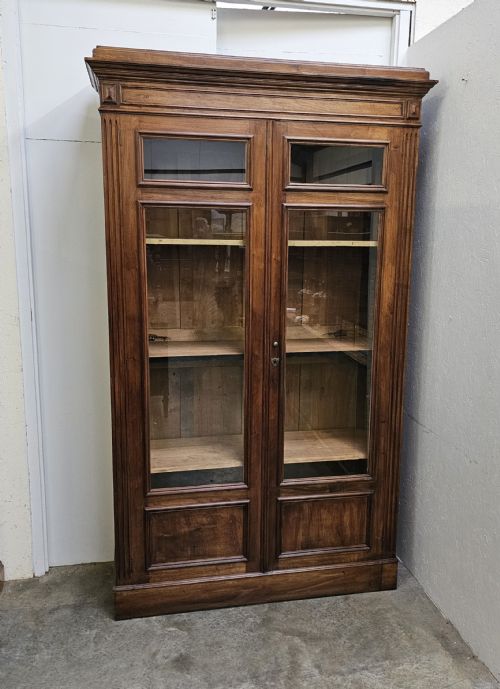 Antique French Walnut Bookcase