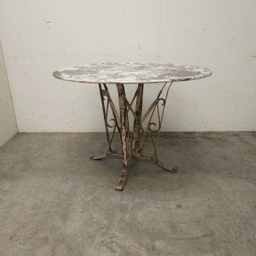 French Tole Garden Table