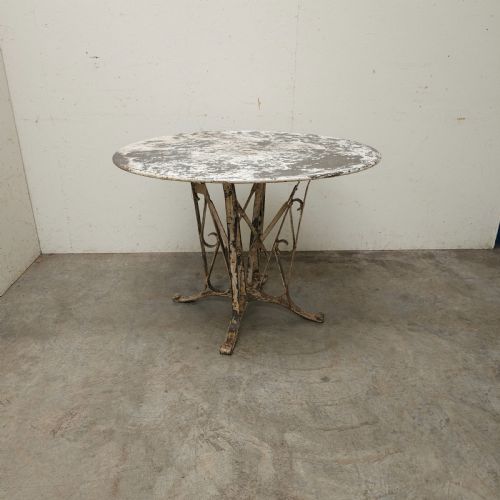 fig 1. French Tole Garden Table