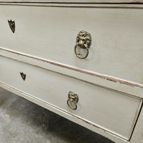 fig 1. French Nineteenth Century Painted Commode