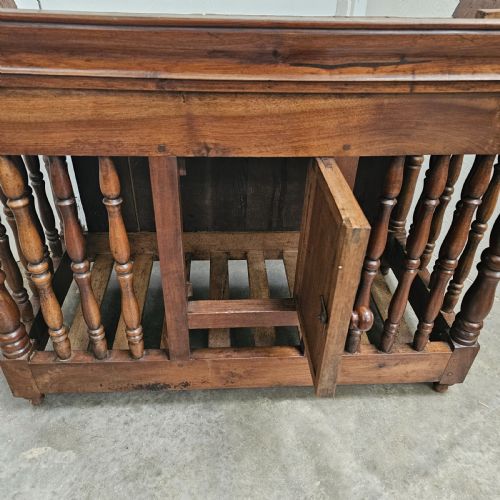 19TH CENTURY FRENCH WALNUT PANETIERE - ADDITIONAL PHOTO 4