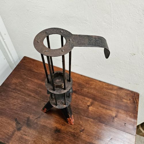 fig 1. French Adjustable Candlestand (Rat De Cave)