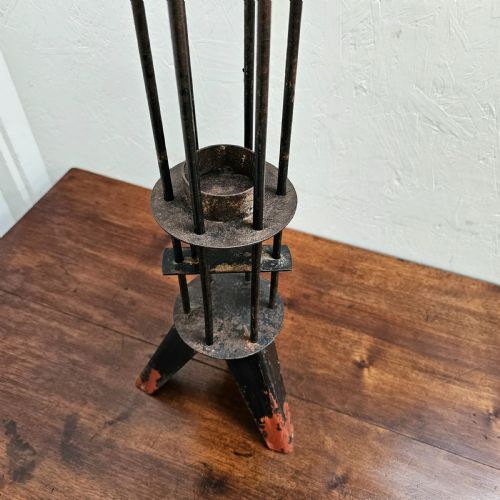 fig 2. French Adjustable Candlestand (Rat De Cave)