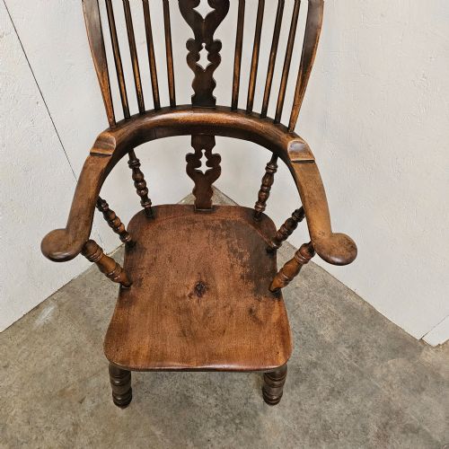 ENGLISH WINDSOR CHAIR 19TH CENTURY - ADDITIONAL PHOTO 9