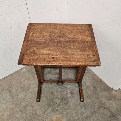 fig 1. French Oak & Pine Adjustable Architects Table