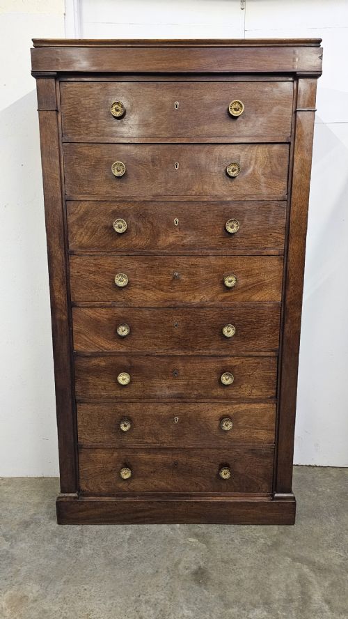 Tall French Secretaire Chest of Drawers
