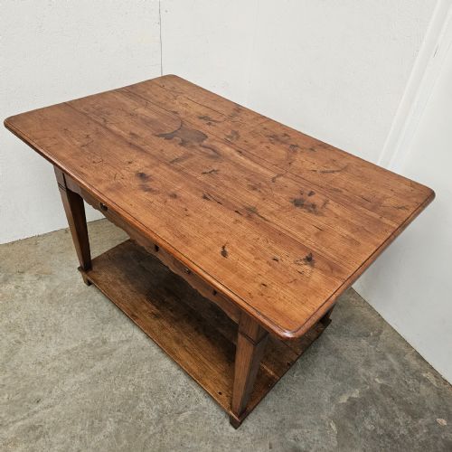 fig 2. Alsace Cherrywood Kitchen Prep Table