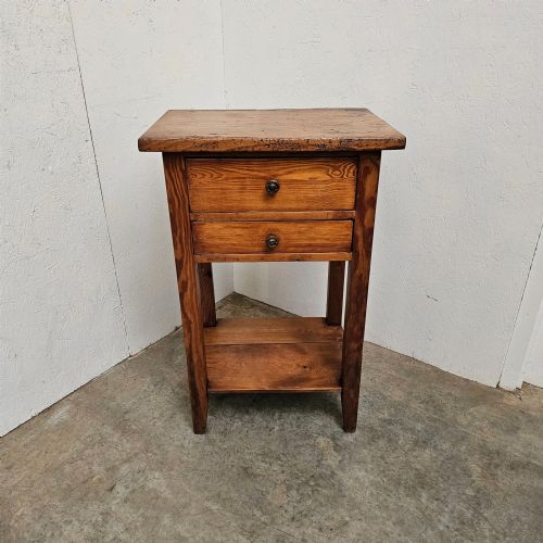 French Pine Two Drawer Stand