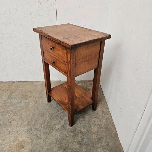 fig 2. French Pine Two Drawer Stand