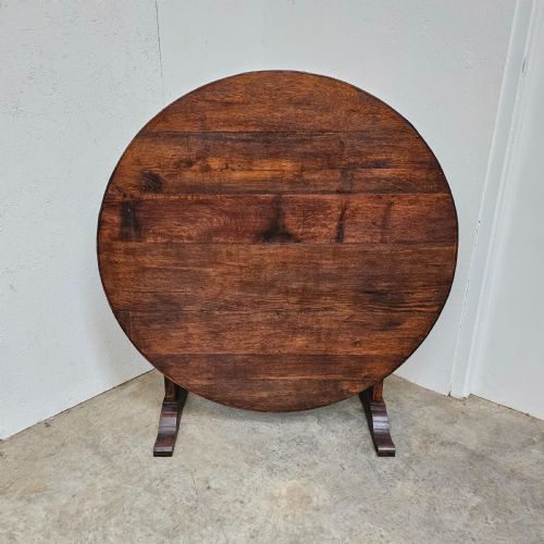 Large 19th Century French Folding Vendange Table