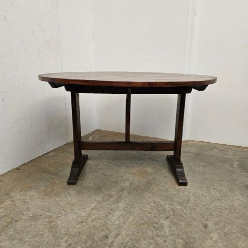 fig 2. Large 19th Century French Folding Vendange Table