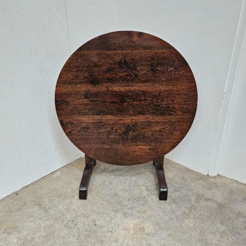 19th Century French Oak Vendange Table