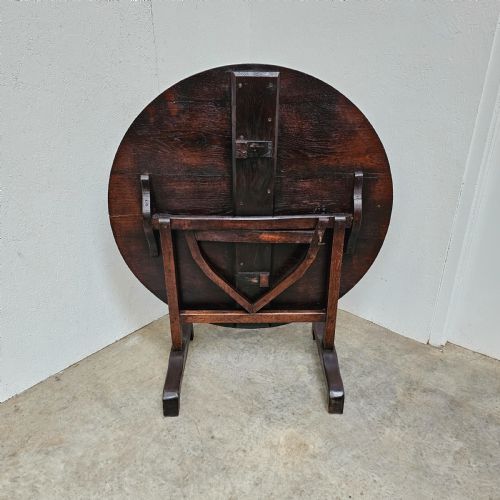 fig 1. 19th Century French Oak Vendange Table