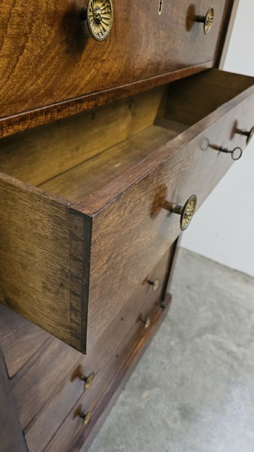TALL FRENCH SECRETAIRE CHEST FROM A PHARMACY - ADDITIONAL PHOTO 7
