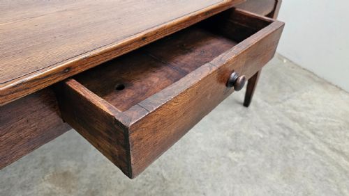 fig 2. French Oak Farmhouse Table (Two Board Top)