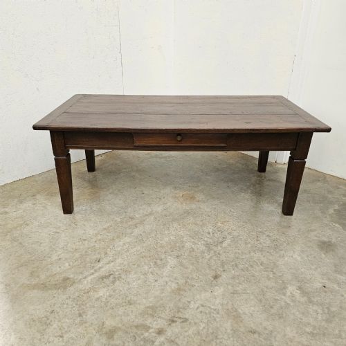 French Oak Country Low Table (Alsace)