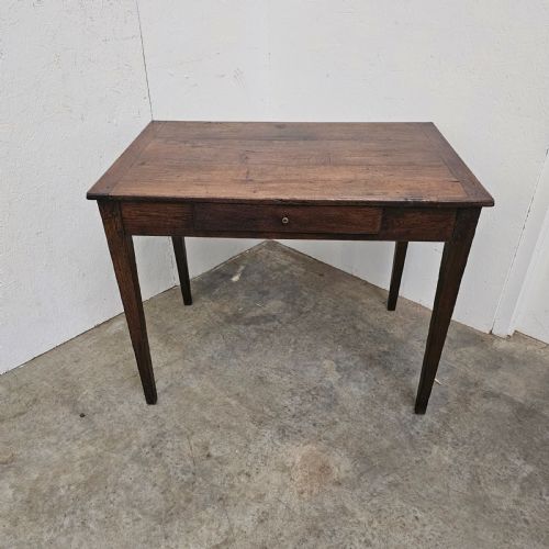fig 1. French oak Side Table With Drawer