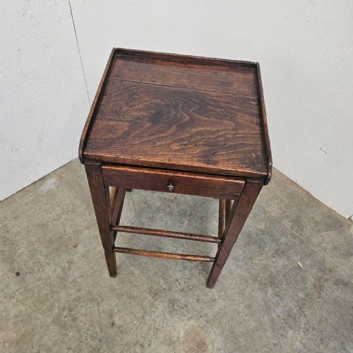 fig 1. French Oak Tray Top Lamp Table