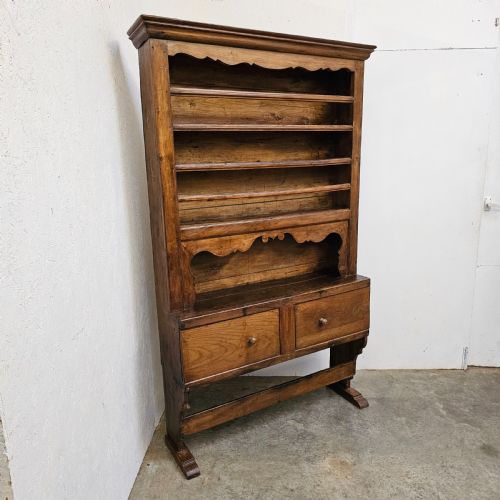 FRENCH 19TH CENTURY CHESTNUT VAISSELEIERE - ADDITIONAL PHOTO 1
