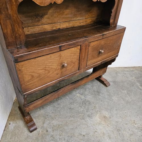 FRENCH 19TH CENTURY CHESTNUT VAISSELEIERE - ADDITIONAL PHOTO 2