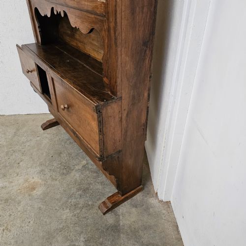 FRENCH 19TH CENTURY CHESTNUT VAISSELEIERE - ADDITIONAL PHOTO 4