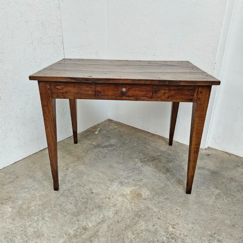 French Walnut Side Table with Drawer (Initialled B.g)