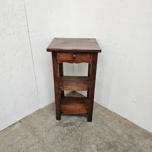 French Oak Two Tier Stand