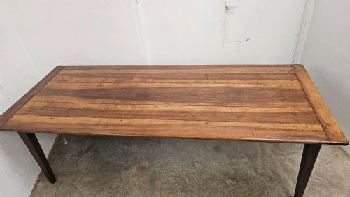fig 1. French Walnut Farm Table (2.2m)