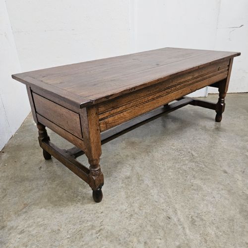 French Oak Farmhouse Bread Prep Lift-top Low Table