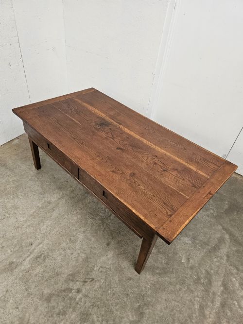 fig 1. French Oak Country Bread Prep Low Table