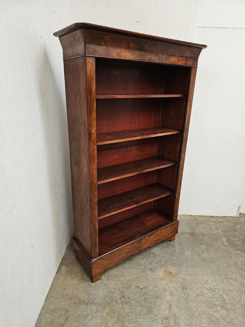 FRENCH 19TH CENTURY WALNUT BOOKCASE - ADDITIONAL PHOTO 1